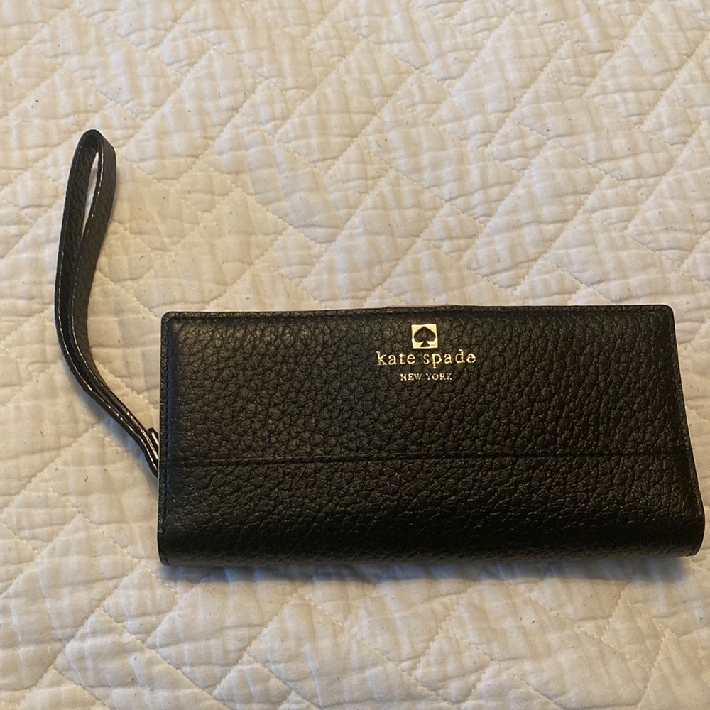 New Black Kate Spade Wallet